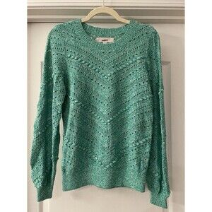 Ladies Green Loft Cotton Sweater Size XS See Measurements